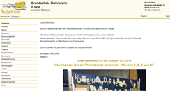 Desktop Screenshot of grundschule.baierbrunn.de